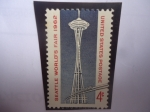 Stamps United States -  Seattle World´s Fair 1062 - La Feria Mundial de Seatte 1962