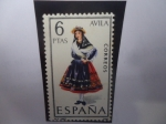 Stamps Spain -  Ed:1771 -Costumbres Regionales- AVILA - Serie: Trajes Regionales.