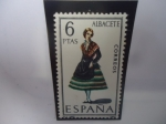 Stamps Spain -  Ed:1768- Costumbres Regionales-ALBACETE- Serie: Trajes Típicos.
