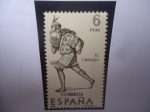 Stamps Spain -  Ed:1757- El Chasqui Inca- Serie:Exploradores y Colonizadores de América