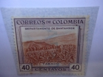 Stamps Colombia -  Tabaco - Plantación de Tabaco - Departamento de Santander.