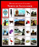 Stamps : America : Colombia :  DEPARTAMENTOS DE COLOMBIA NORTE DE SANTANDER