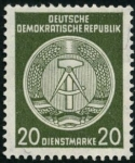 Stamps : Europe : Germany :  Escudo de la DDR