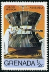 Stamps : America : Grenada :  Satelite