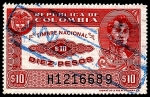 Stamps : America : Colombia :  TIMBRE NACIONAL - NARIÑO - SERIE "H"