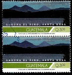 Stamps Guatemala -  LAGUNA EL PINO, SANTA ROSA
