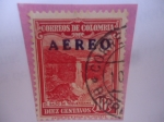 Stamps Colombia -  Salto de Tequendama - Serie:Recursos Naturales.