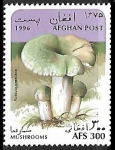 Sellos del Mundo : Asia : Afganist�n : Setas - Russula virescens