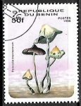 Stamps Benin -  Setas - Psilocybe zapotecorum