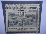 Stamps Colombia -  Recoleta de San Diego-Bogotá .- Serie:Turismo - sello Unificado.