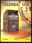 Stamps Colombia -  AMERICA UPAEP 2011 - BUZONES