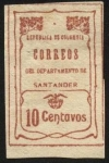Stamps Colombia -  Correos del Departamento de Santander.