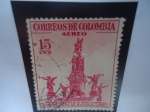 Stamps Colombia -  Monumento a Bolívar-Puente de Boyacá.