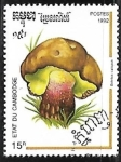 Stamps Cambodia -  Setas - Boletus calopus