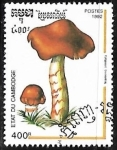 Stamps Cambodia -  Setas - Telamonia armillata