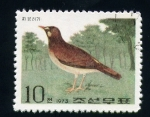 Stamps North Korea -  Ave autoctona