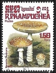 Sellos de Asia - Camboya -  Setas - Amanita Muscaria