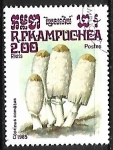 Stamps Cambodia -  Setas - Coprinus comatus