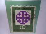 Stamps Germany -  Deutscher Evangelischer Kirchentag - Convención de la Iglesia Evangélica Aleman-Cinco Estrella-Emb