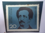 Stamps Germany -  Ferdinand Lassalle (1825-1864)-Centenario de su Muerte(1864-1964)-Fundador del Movimiento Obrero Ale