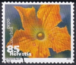 Stamps Switzerland -  flor calabacín