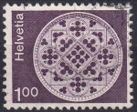 Stamps Switzerland -  roseta catedral Lausana