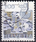Stamps Switzerland -  Aquario_Berna