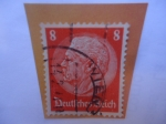 Stamps Germany -  Deutsches Reich - Paul Von Hindenburg (1847-1934)- 2° Presidente- Serie:Paul Von Hindenburg en el Me