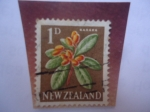 Stamps New Zealand -  Karaka- Corynocarpus laevigatus