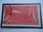 Stamps Germany -  DDR- Yury Aleksevich Gagarin (1934-1968)Primer cosmonauta sovietico y ser humano en el espacio