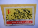 Sellos de Europa - Bulgaria -  Ciclismo - Tour en Bicicleta, 1960