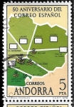 Stamps Andorra -  Andorra-cambio