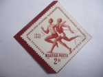 Stamps Hungary -  Corredores - Serie: Deportes.