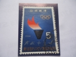 Stamps Japan -  Antorcha Olímpica - Serie:Juegos Olímpicos de Tokio 1964