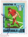 Sellos de America - Guatemala -  XI Campeonato Mundial de Futbol  Argentina 78