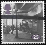 Stamps United Kingdom -  FERROCARRILES