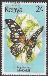 Stamps Kenya -  mariposas