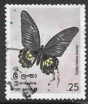 Stamps Sri Lanka -  mariposas