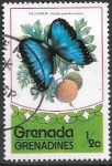 Sellos de America - Granada -  mariposas