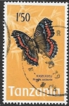 Stamps : Africa : Tanzania :  mariposas