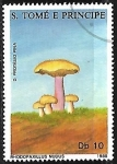Stamps S�o Tom� and Pr�ncipe -  Setas - Rhodopaxillus nudus
