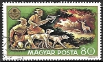 Stamps Hungary -  Tiro con arco