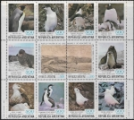 Stamps Argentina -  150 aniv. creación comandancia Islas Malvinas