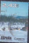 Stamps : Europe : Spain :  CARRERAS DE PERROS EN ALASKA (43)