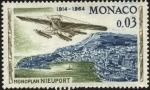 Sellos de Europa - M�naco -  50 años del primer rally aéreo Monte Carlo. Monoplano NIEUPORT.
