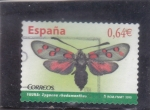 Stamps Spain -   Algarve Burnet (Zygaena rhadamanthus) (44)