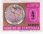 Stamps Guatemala -  Insto. Panamericano de Geografía e Historia  VIII Asamblea general 1965