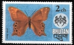 Sellos de Asia - Bhut�n -  mariposas