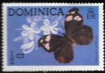 Sellos de America - Dominica -  mariposas