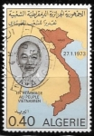 Stamps : Africa : Algeria :  homenaje al pueblo vietnamita